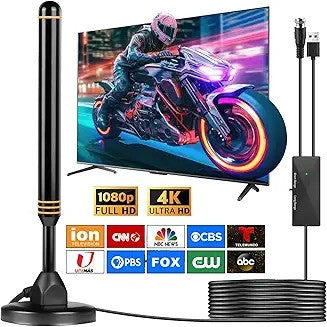 TV Antenna Indoor Antenna for Smart TV for Long Range Reception