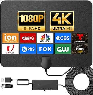 TV Antenna for Smart TV Indoor, TV Antenna for Local Channels