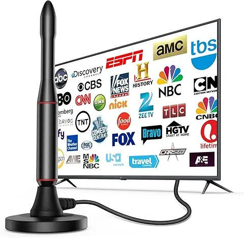 Strong Magnetic Base Indoor TV Antenna for Easy Installation